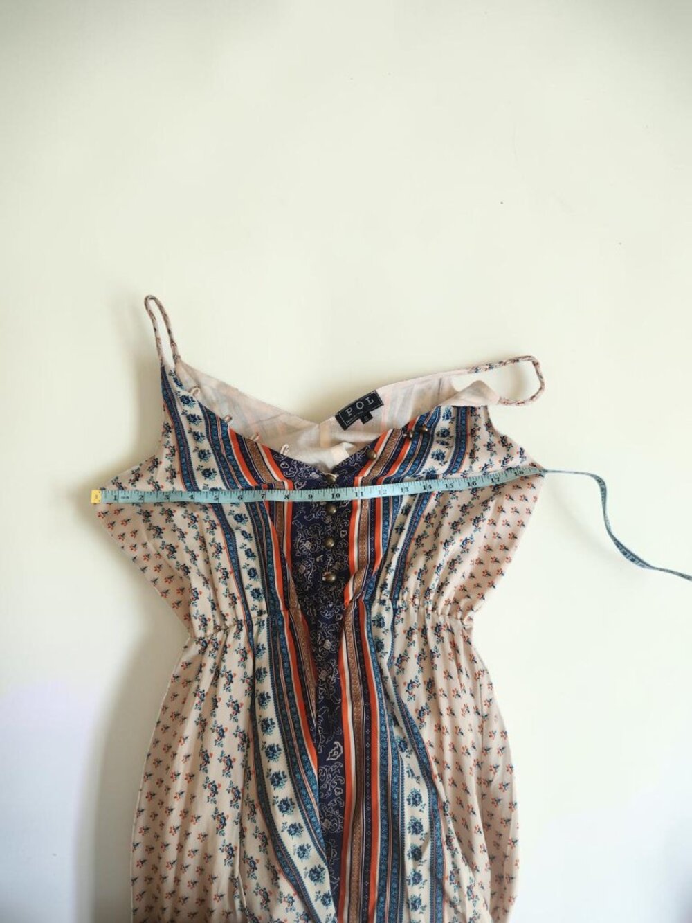 🌊 POL Boho Striped Mini Dress NWOT Flowy Beachy Vibes 🌊 - Picture 10 of 11